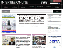 Tablet Screenshot of inter-bee.com